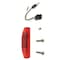 Truck-Lite 35 Series, LED, Red Rectangular, 1 Diode, Marker Clearance Light, P2, 2 Screw, Fit 'N Forget M/C 35001R3 - alternate 3